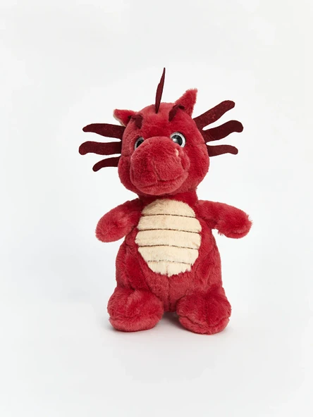 Kiremit Ejderha Peluş Oyuncak – 25 cm Sevimli Yumuşak Dolgulu Çocuk Oyuncağı & Hediye - Resim 3