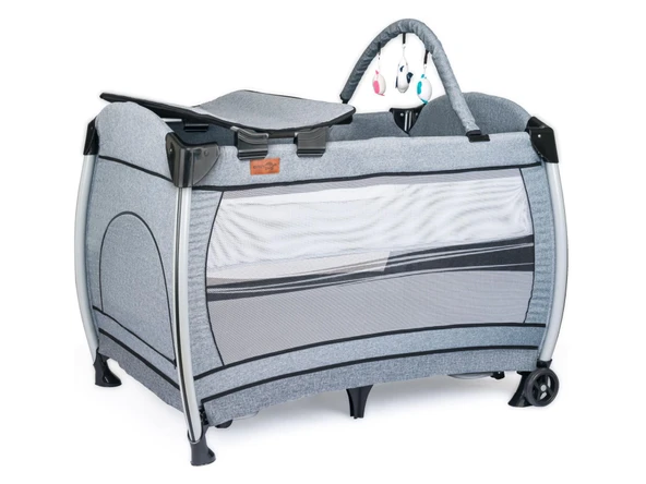 Comfymax Power Park Yatak Oyun Parkı 70x110 - Steel Grey ürün görseli 1