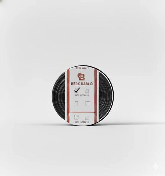 1.5 MM NYA CCA TAM KESİT SİYAH 100 METRE ürün görseli 1