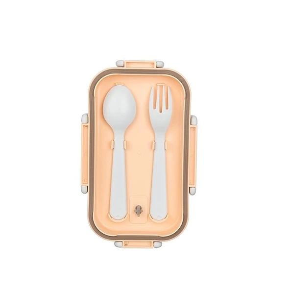 beslenme kabı çelik sefer tası - yemek termosu saklama kabı 450ml. - Resim 2