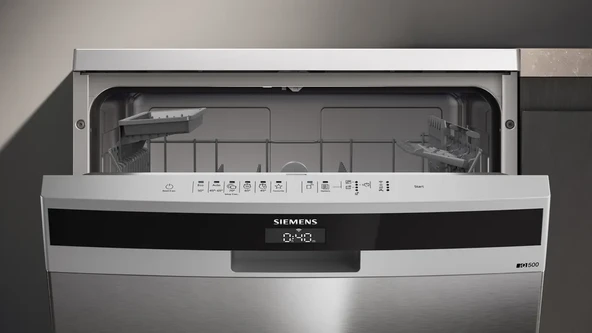 SİEMENS SN25EI63KT iQ500 Solo Bulaşık Makinesi 60 cm Kolay Temizlenebilir Inox - Resim 3
