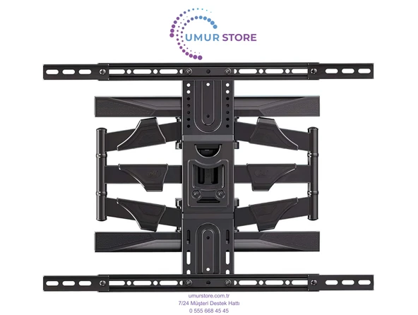 Samsung 65QN85F 65'' 165 Ekran Uydu Alıcılı 4K HD Tizen Smart Lcd Led Televizyon Ultra İnce Hareketli Askı Aparatı - Resim 6