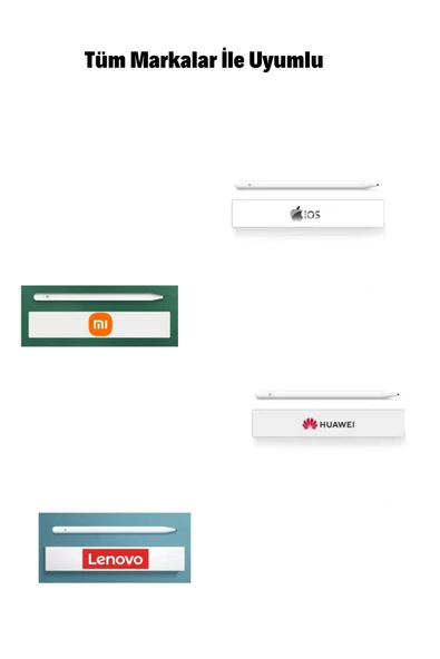 Lenovo M10 Serisi Dokunmatik Ekranlar İçin Stylus Kalem FSKL02 - Resim 3