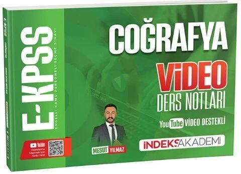 2026 EKPSS Coğrafya Video Ders Notları İndeks Akademi ürün görseli 1