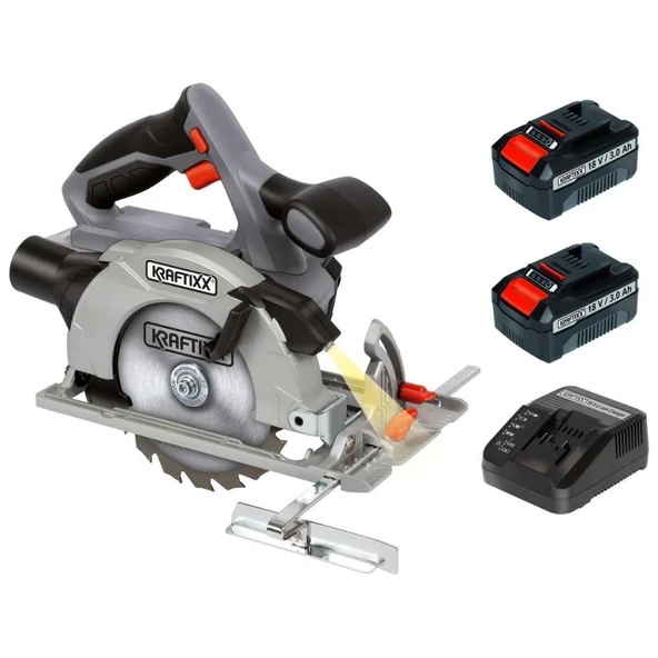 Kraftixx By Einhell KX-HKS 18 Li Akülü Daire Testere 2x3 Amper 4514015S4 ürün görseli 1