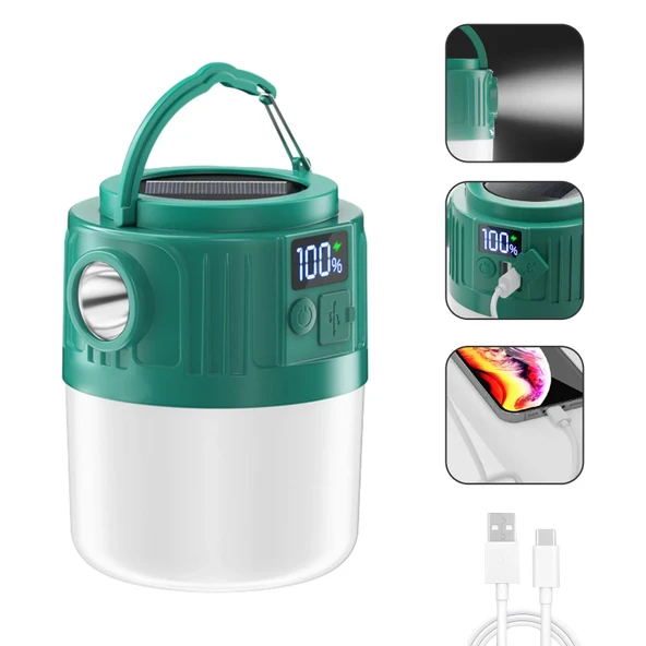 Solar Led Kamp Lambası (2818) - Resim 3