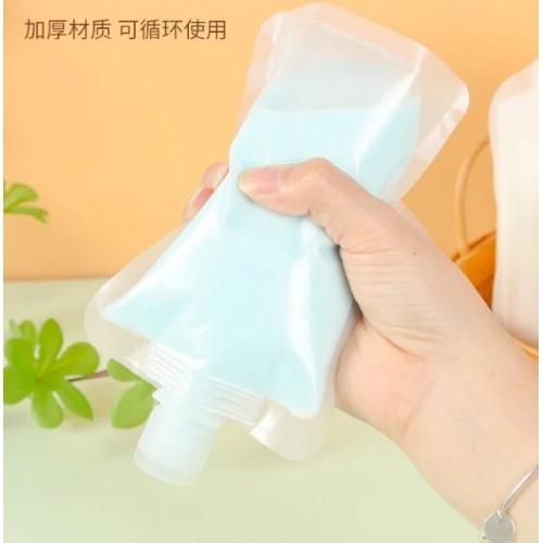 3 Adet 100ml Krem Şampuan Kabı Tekrar Kullanılabilir Set - Resim 3