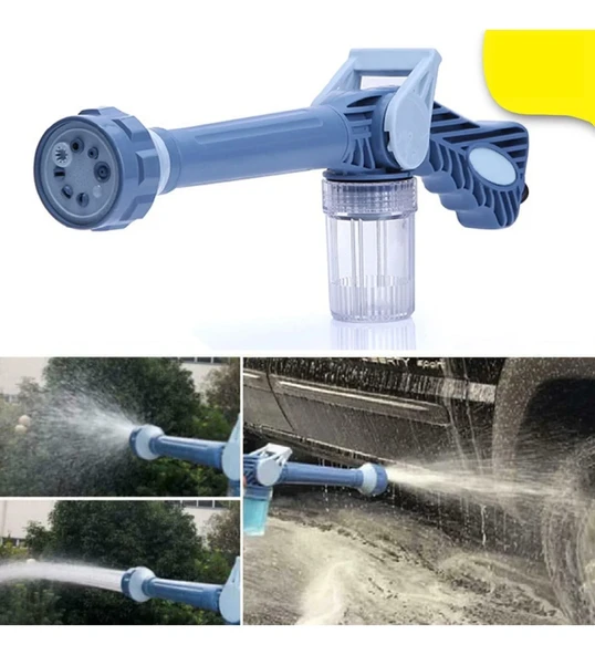 Köpüklü Oto Araba Araç Yıkama Aparatı Basınçlı Su Tabancası (5314) - Resim 4