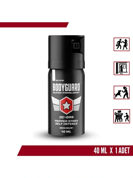 Bodyguard Biber Gazı Sprey 40ML Bodyguard (Göz Yaşartıcı Sprey) (5314) - Resim 3