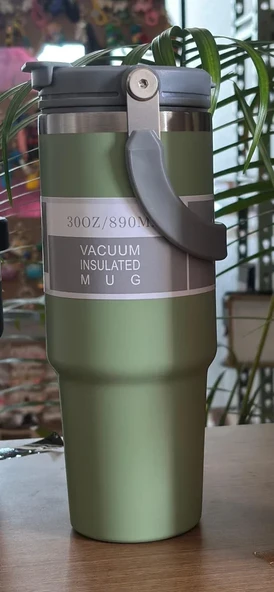 Termos 900 ML Pipetli Termos Bardak (5314) - Resim 4