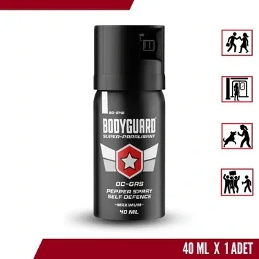 Bodyguard Biber Gazı Sprey 40ML Bodyguard (Göz Yaşartıcı Sprey) (5314) ürün görseli 1