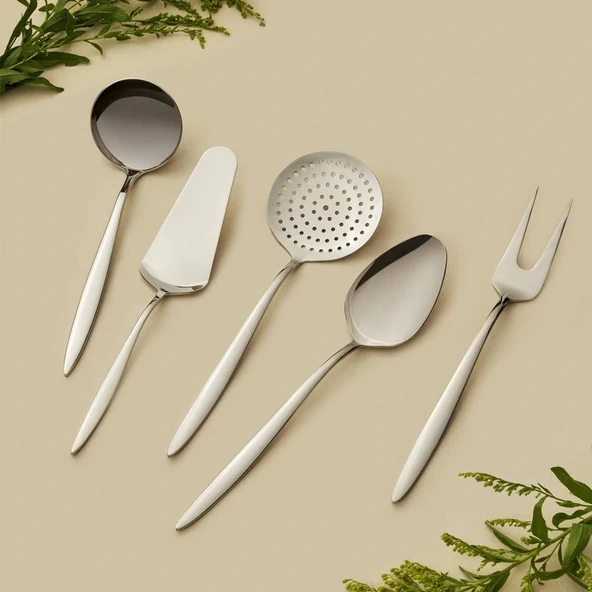 Mercury 5 Parça Çelik Servis Seti ürün görseli 1