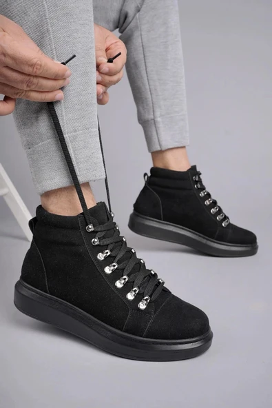 Slw206 Ottawa Bağcıklı Süet Erkek Günlük Spor St - Siyah Erkek Bot ürün görseli 1