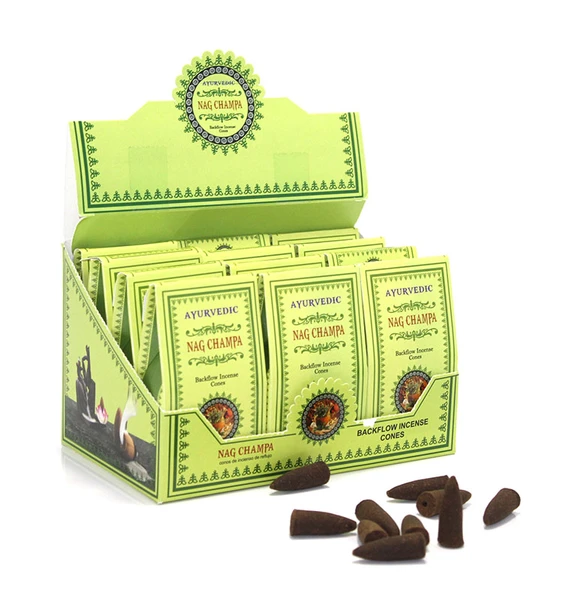 Ayurvedic Konik (Geri Akış) Tütsü Nag Champa Aromalı ürün görseli 1
