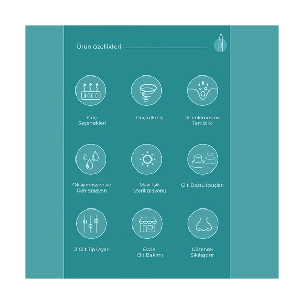 NEUTRON NTL-BR-06H SU HAZNELİ VAKUMLU YÜZ SİYAH NOKTA TEMİZLEYİCİ - Resim 7
