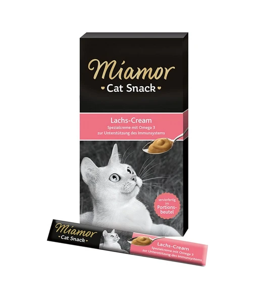 Miamor Cream Somonlu Yetişkin Kedi Ödülü 6 x 15 G ürün görseli 1