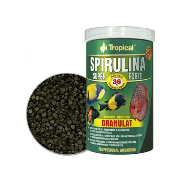 Tropical Super Spirulina Forte Granulat 100 G Kovadan Bölme ürün görseli 1