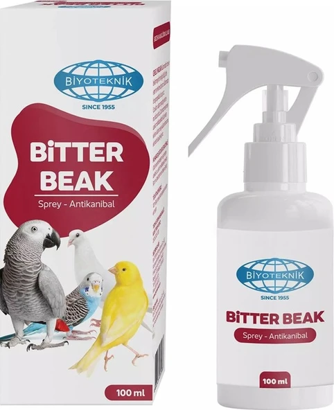 6 Adet Biyoteknik Bitter-Beak Kuşlar İçin Antikanibal Sprey ürün görseli 1
