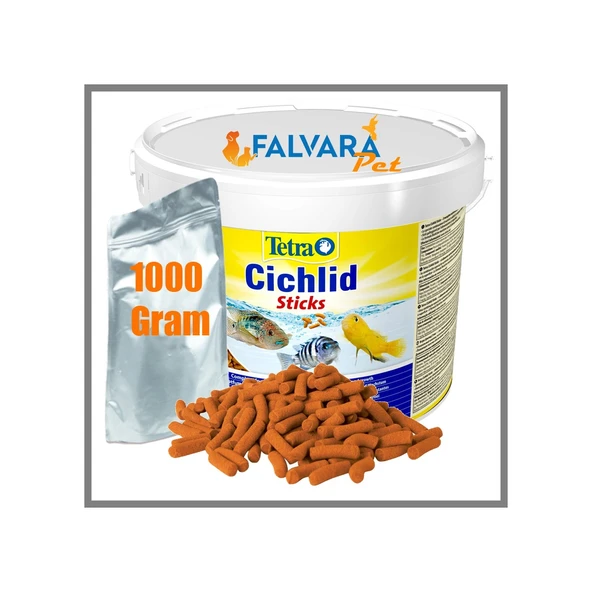 Tetra Cichlid Sticks Balık Yemi 1 KG - Resim 3