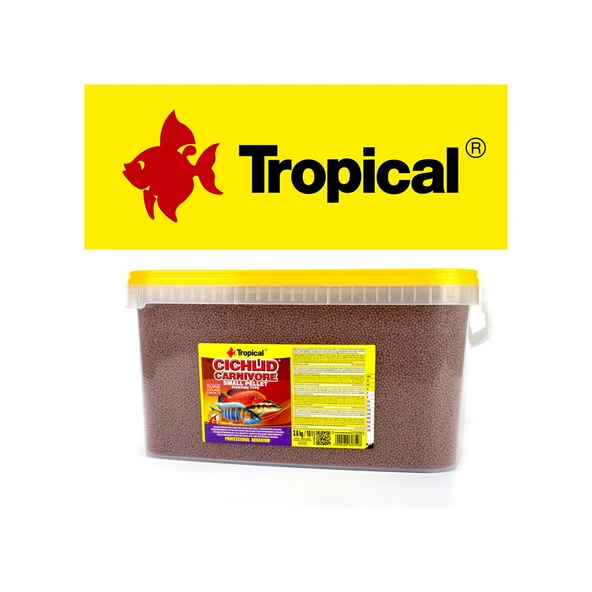 Tropical Cichlid Carnivore Small Pellet 1000 Gram Küçük Granül Ba - Resim 4