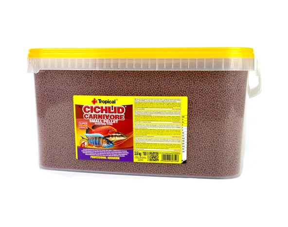 Tropical Cichlid Carnivore Small Pellet 500 Gram Küçük Granül Bal - Resim 3