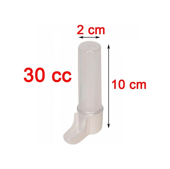 25 Adet Şeffaf Parmak Suluk-Kumluk - Resim 2