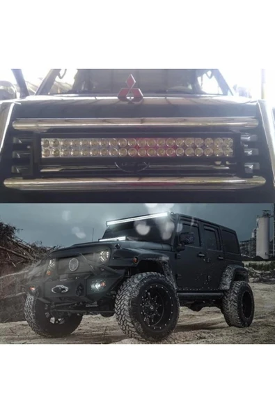 ASTRALED Offroad Led Bar 80 cm 180 W 60 LED Delici/yayıcı Beyaz Işık Tepe Lamba Tavan Panjur Projeksiyon - Resim 4