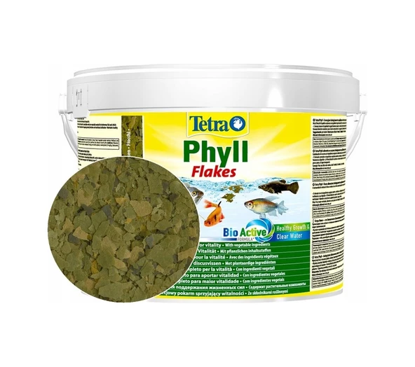 Tetra Phyll Flakes Bitkisel Pul Yem 500 Gr - Resim 3