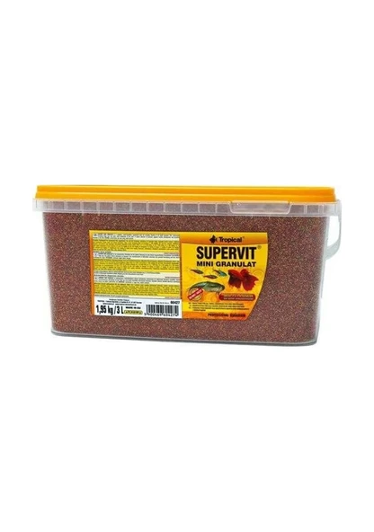 Tropıcal Supervit Mini Granulat 1000 Gram Açık Balık Yemi - Resim 2