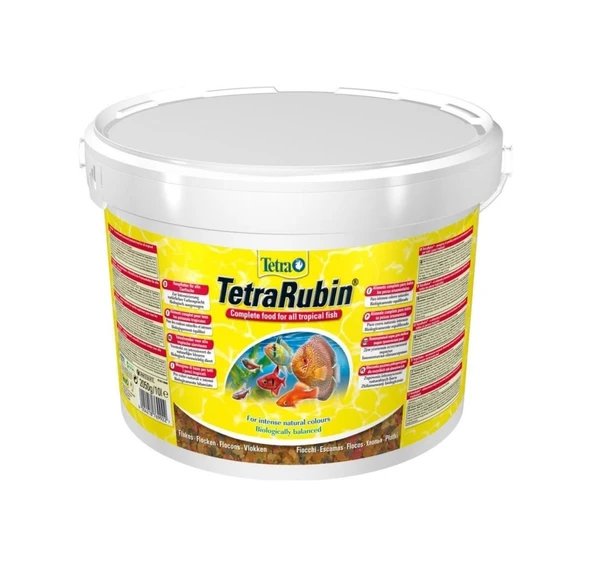 Tetra Rubin Flakes Renklendirici Pul Yem 100 Gram - Resim 4