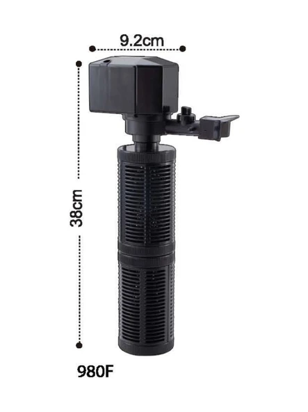Dophin 980F Akvaryum İç Filtresi. (1500 Lt/Saat. 29.3 Watt) ürün görseli 1