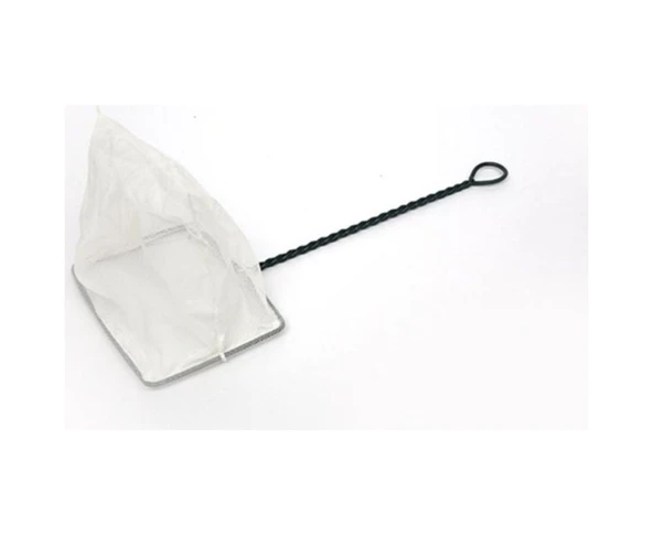 Birevcil 2 Numara Beyaz Akvaryum Balık Kepçesi 12X9X23 32  Cm - Resim 3