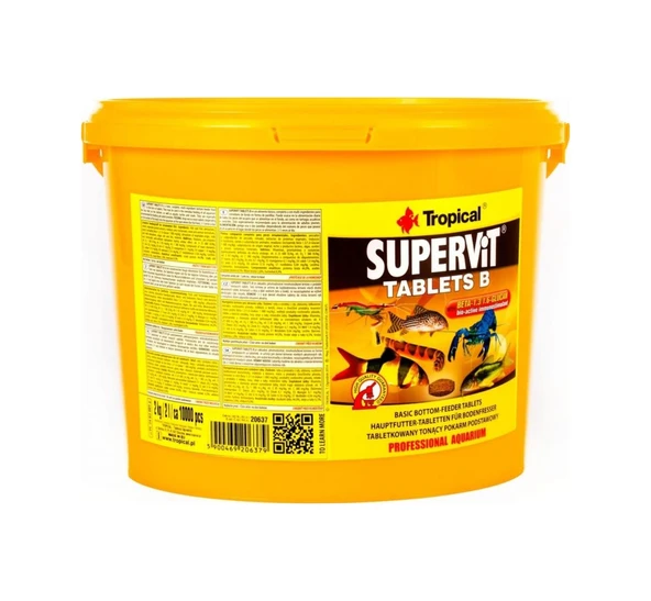 Tropical Supervit Tablets B 2kg 10000adet ürün görseli 1