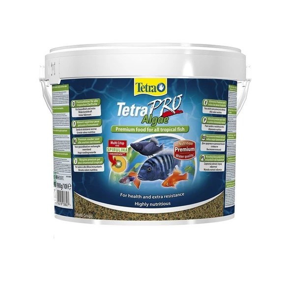 Tetra Pro Algae 500 Gam Kovadan Bölme Bitkisel Balık Yemi - Resim 3