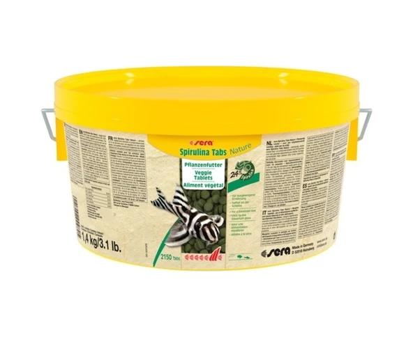 Sera Spirulina Nature Tablet Bitkisel  Tablet Balık Yemi 250 Adet ürün görseli 1