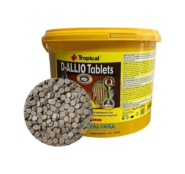 Tropical D-Allio Tablet Yem 100 Adet ürün görseli 1