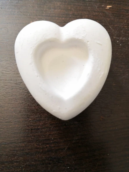 250 Adet Kuşlar için Birevcil Kalpli Gaga Taşı Kutusuz 5x5x2 Cm - Resim 2