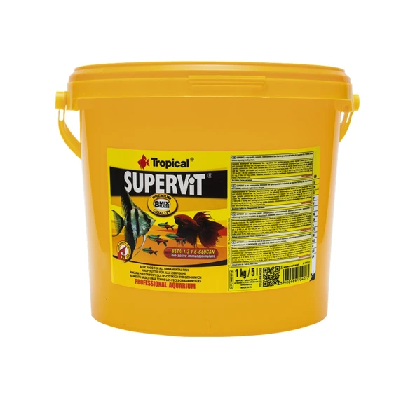 Tropical Süpervit Flakes Balıklar İçin Pul Yem 250 G ürün görseli 1