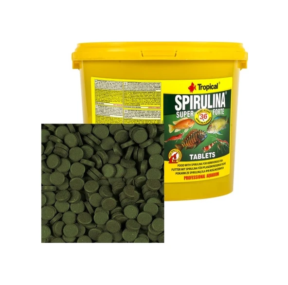 Tropical Süper Spirulina Forte Tablet Yem 100 Adet ürün görseli 1