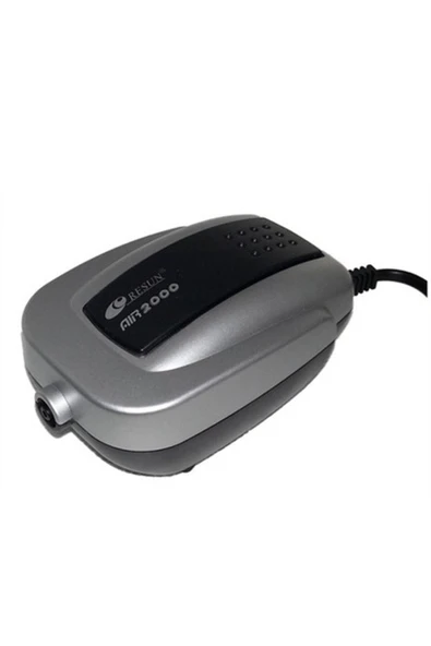 Resun Air 2000 Tek Çıkışlı Akvaryum Hava Motoru 1.8 L/Dk+Hava Seti - Resim 4