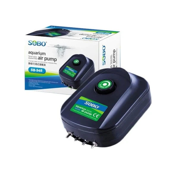 Sobo Sb-948 Dört Çıkışlı Hava Motoru 4x3 L/Dak 8 W ürün görseli 1