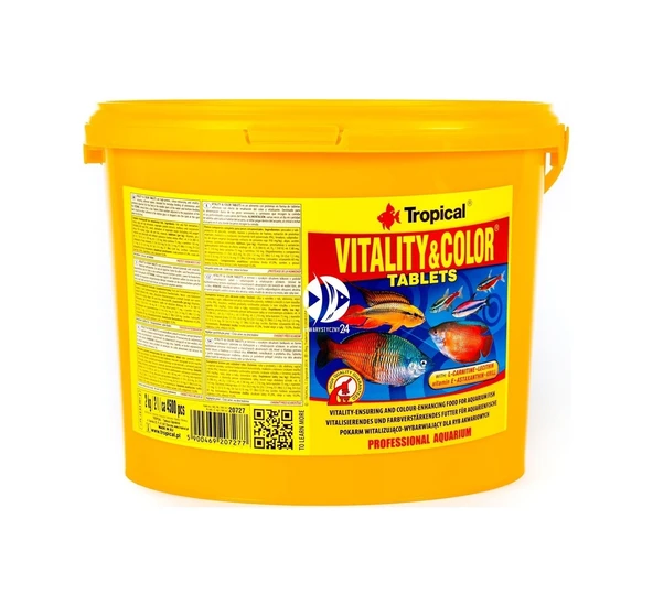 100 Adet Tropical Vitality&Color Tablet Kovadan Bölme Balık Yemi ürün görseli 1