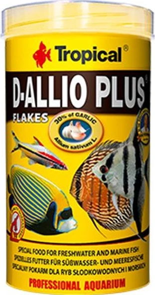 Tropical D-Allio Plus Flakes 100gr Kovadan Bölme ürün görseli 1