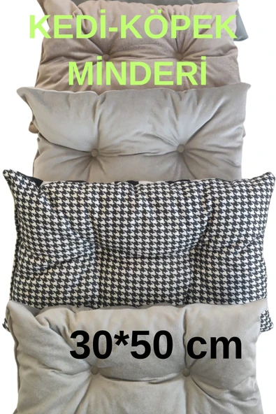 NMHC 2 Adet Kedi - Köpek Minderi | Çok Amaçlı kullanım 30x50 Cm | Karışık Renk | Yıkanabilir ürün görseli 1