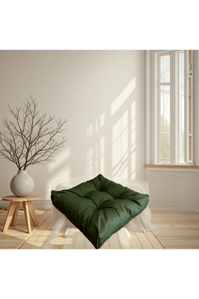 TicaretJet Haki Yer&palet Minderi 60x60x10 Bahçe Minder Koltuk Minderi ürün görseli 1