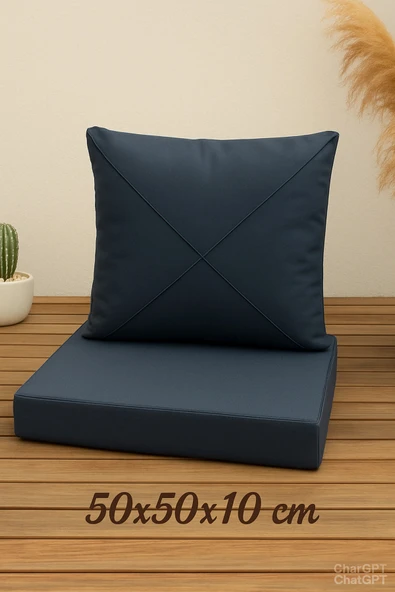 Fade Tekli sandalye minderi pofidik sırt sünger oturum 50*50*10 - Resim 3