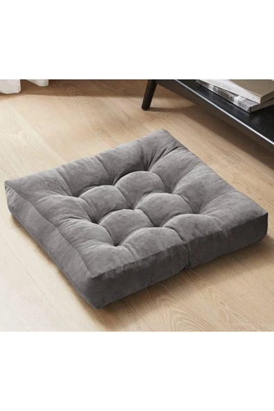 TicaretJet Gri Yer & Palet Minderi 60x60x10 1 ADET yer bahçe minderi kare 60x60x10 ürün görseli 1