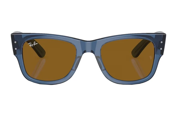 Ray-Ban Rb0840S 6680/73 51 Mega Wayfarer Unisex Mavi Kare Güneş Gözlüğü ürün görseli 1