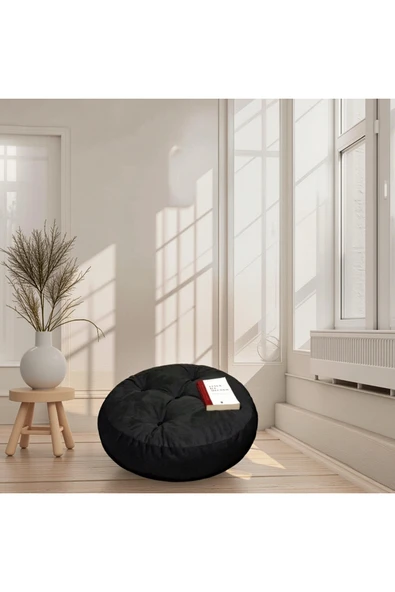 TicaretJet Yuvarlak Antrasit Yer Minderi 60x60 - Resim 2