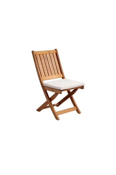 mer-tim ezberbozan ev tekstili Mer-tim Bahçe Balkon Salon 4 Adet Kare Alt Sandalye Minderi Krem ürün görseli 1